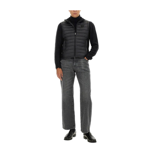 COLMAR Piumino smanicato Gilet Uomo a collo alto con logo Blu - Francavilla Moda